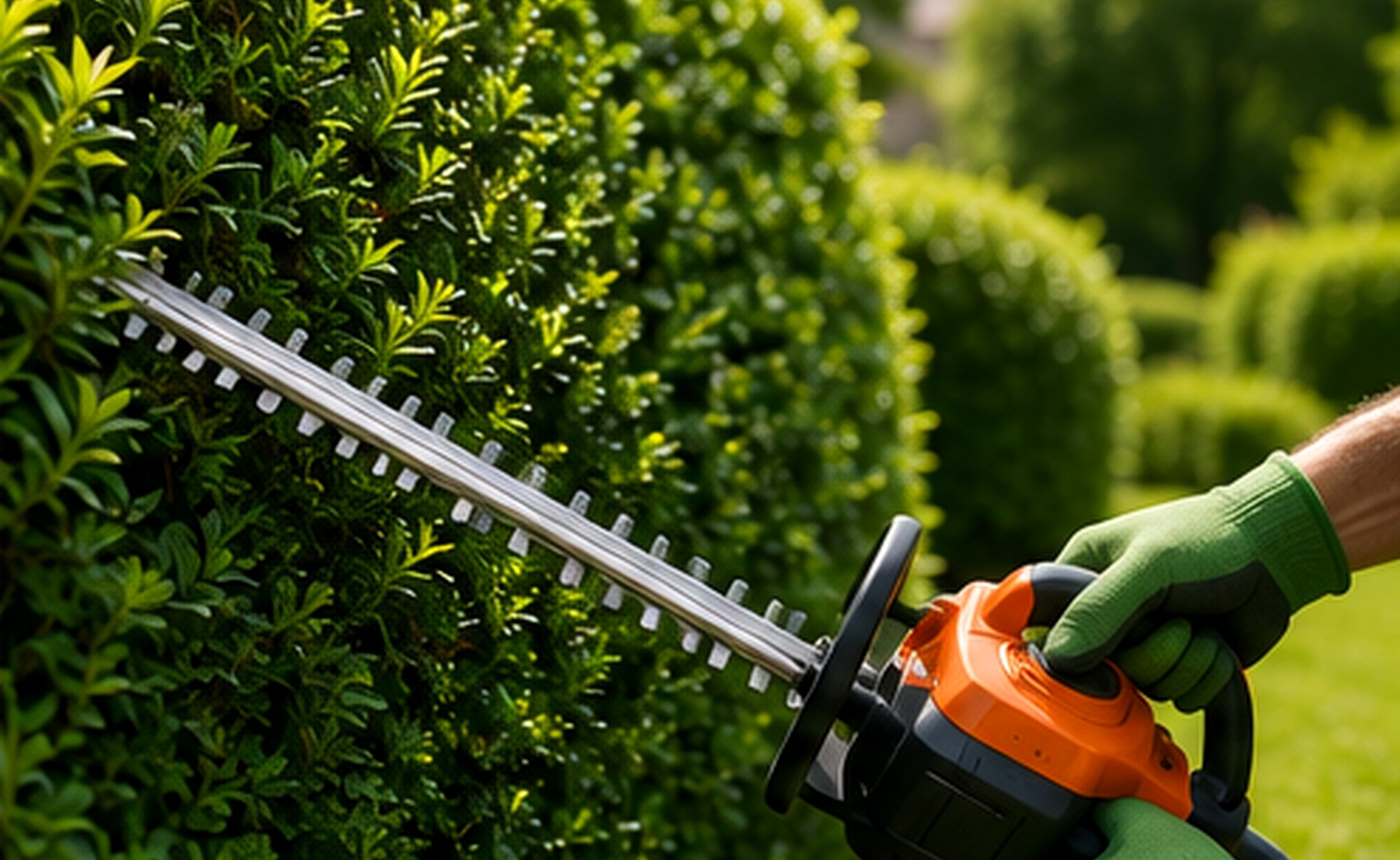 Gartenarbeiten in Stuttgart mit Heckenschnitt